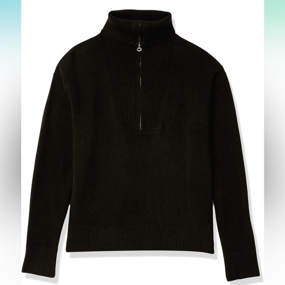 NEW The Drop Women's Kai Half Zip Sweater. Size XXS - Picture 4 of 4